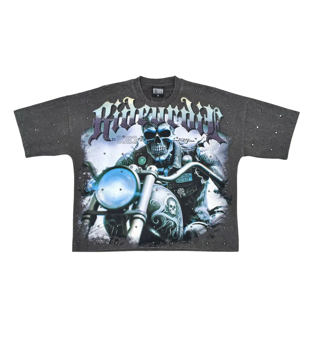 Men's Worldwide Rider Graphic Wide Crop Fit T-Shirt