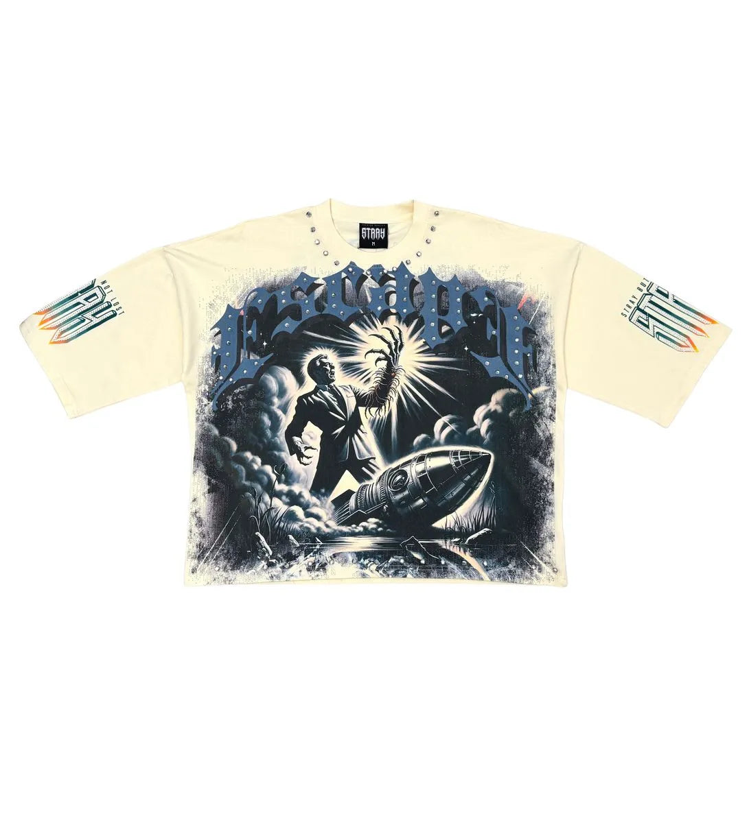 Men's Escape Stray Graphic Wide Crop Fit T-Shirt