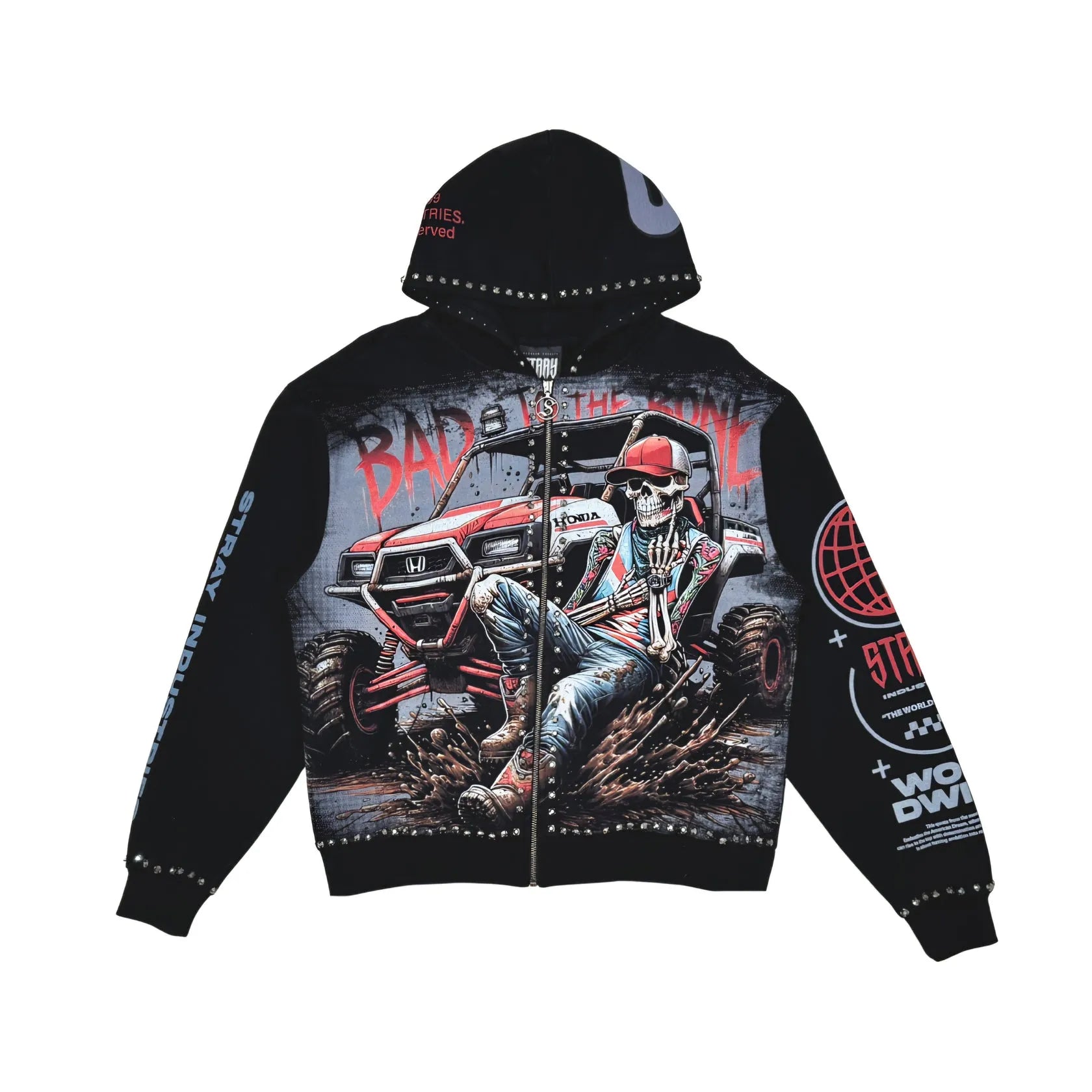 Men's Eastedge Bad to The Bone Zip Hoodie