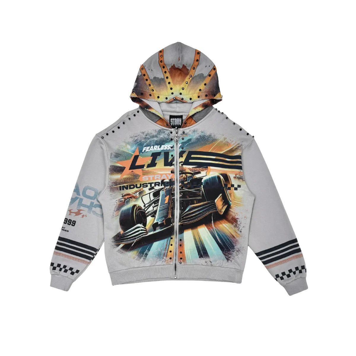 Men's Live Fearlessly Full Zip Hoodie