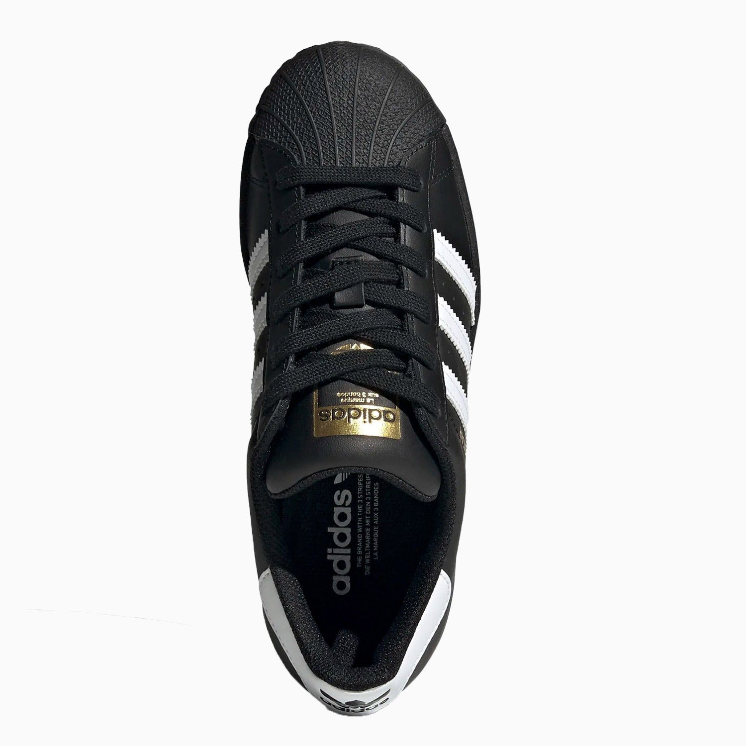 Adidas superstar grade school black outlet