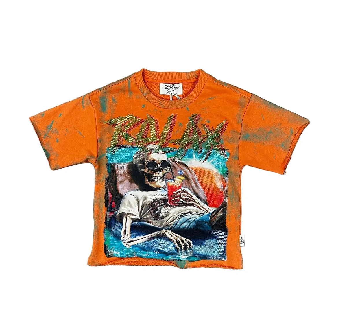 Kid's Relax F Terry Cropped T-Shirt