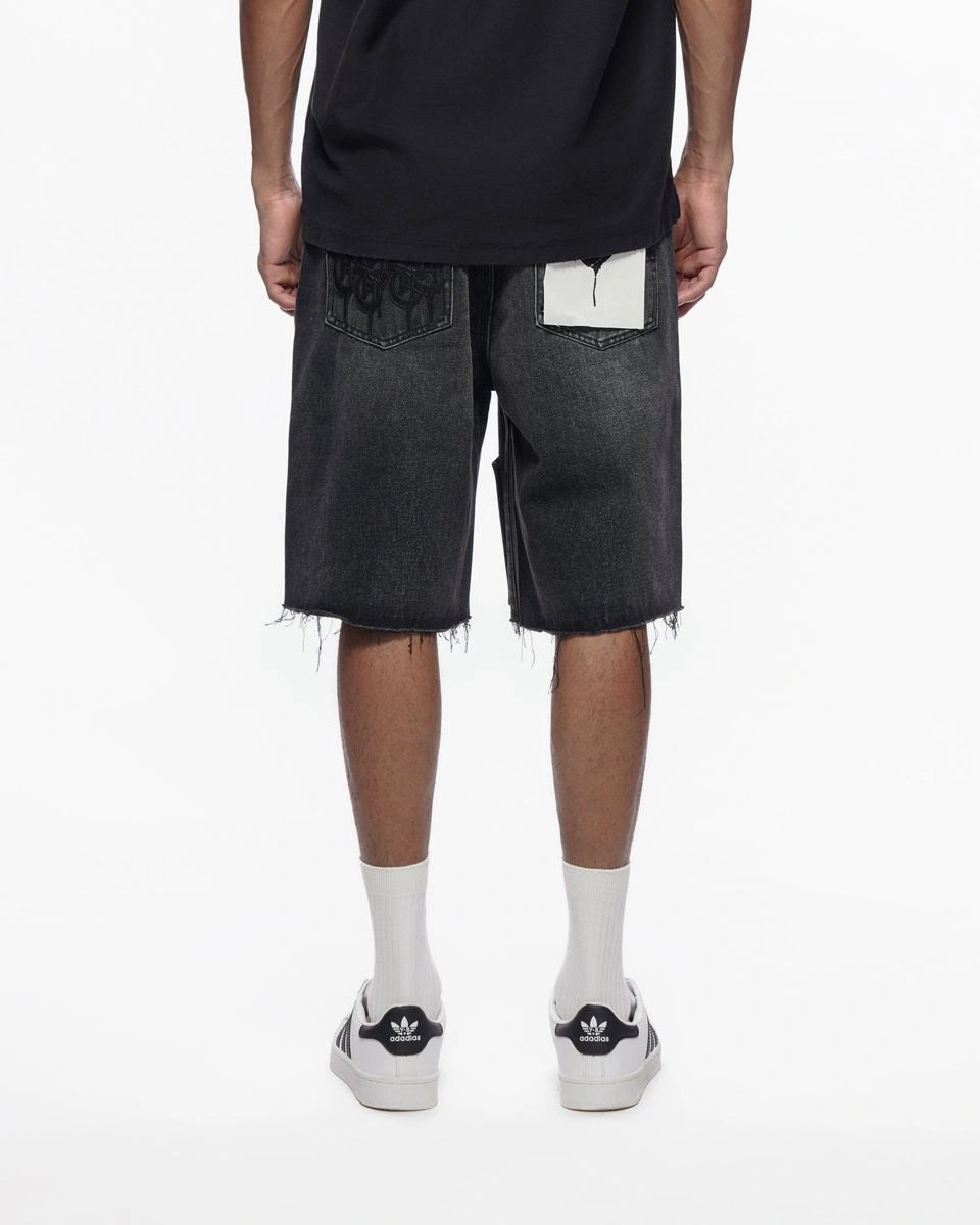 Men's Trnchs Script Denim Shorts