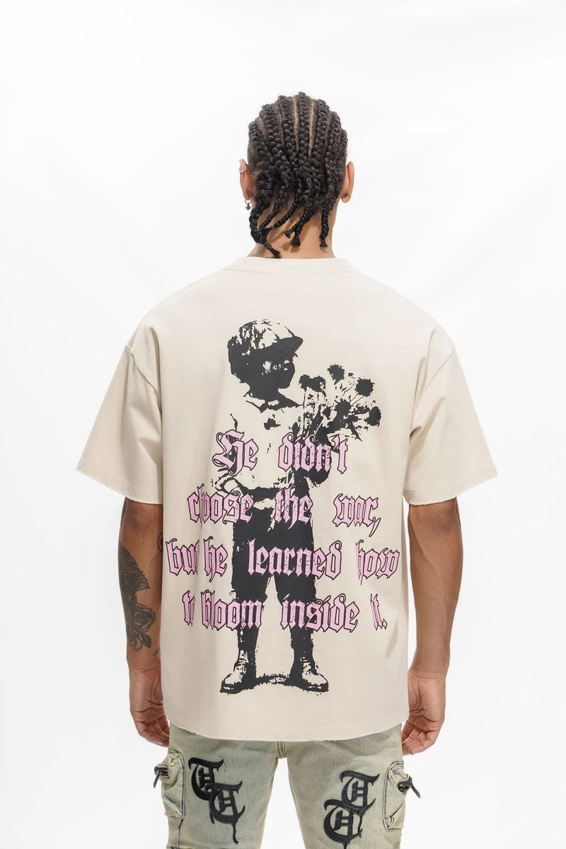 Men's Thorns and Purpose Pale Apricot T-Shirt