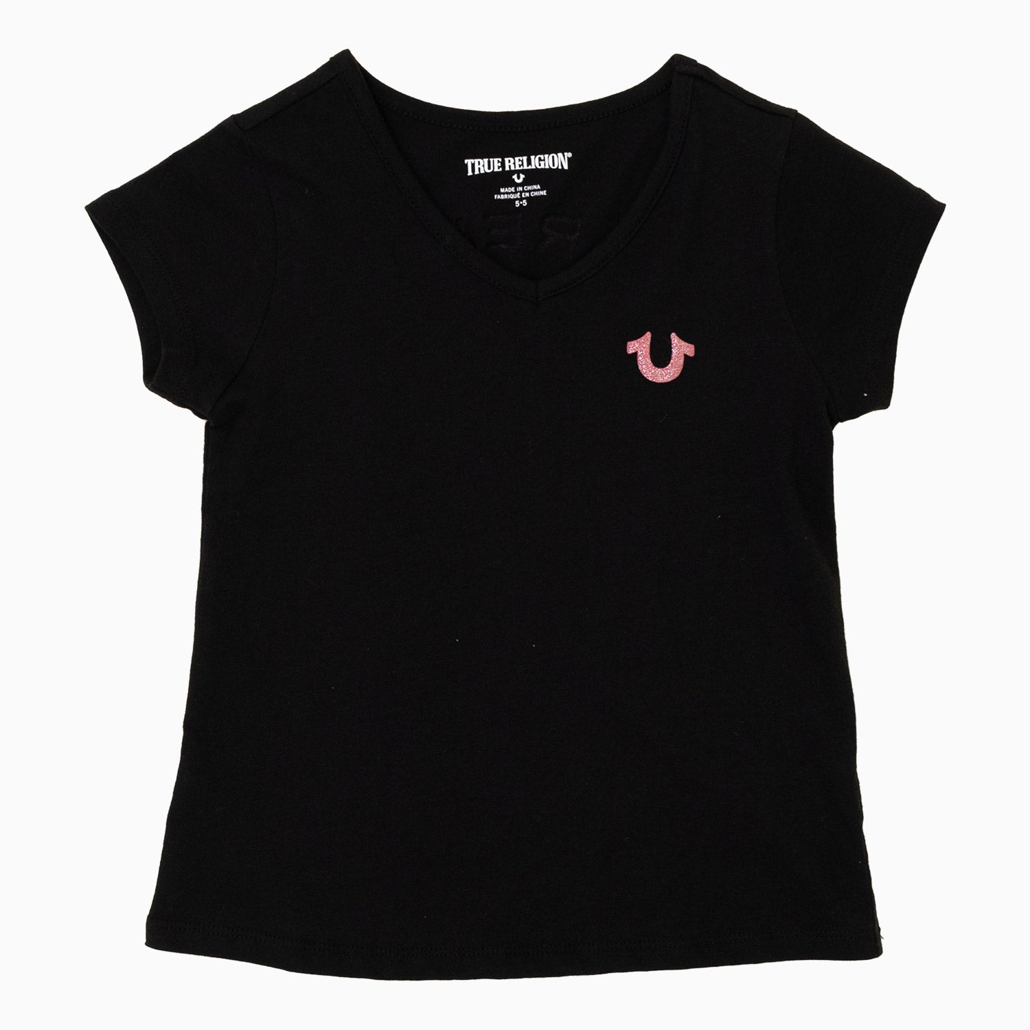 True Religion Kid's Branded Logo Short Sleeves T Shirt