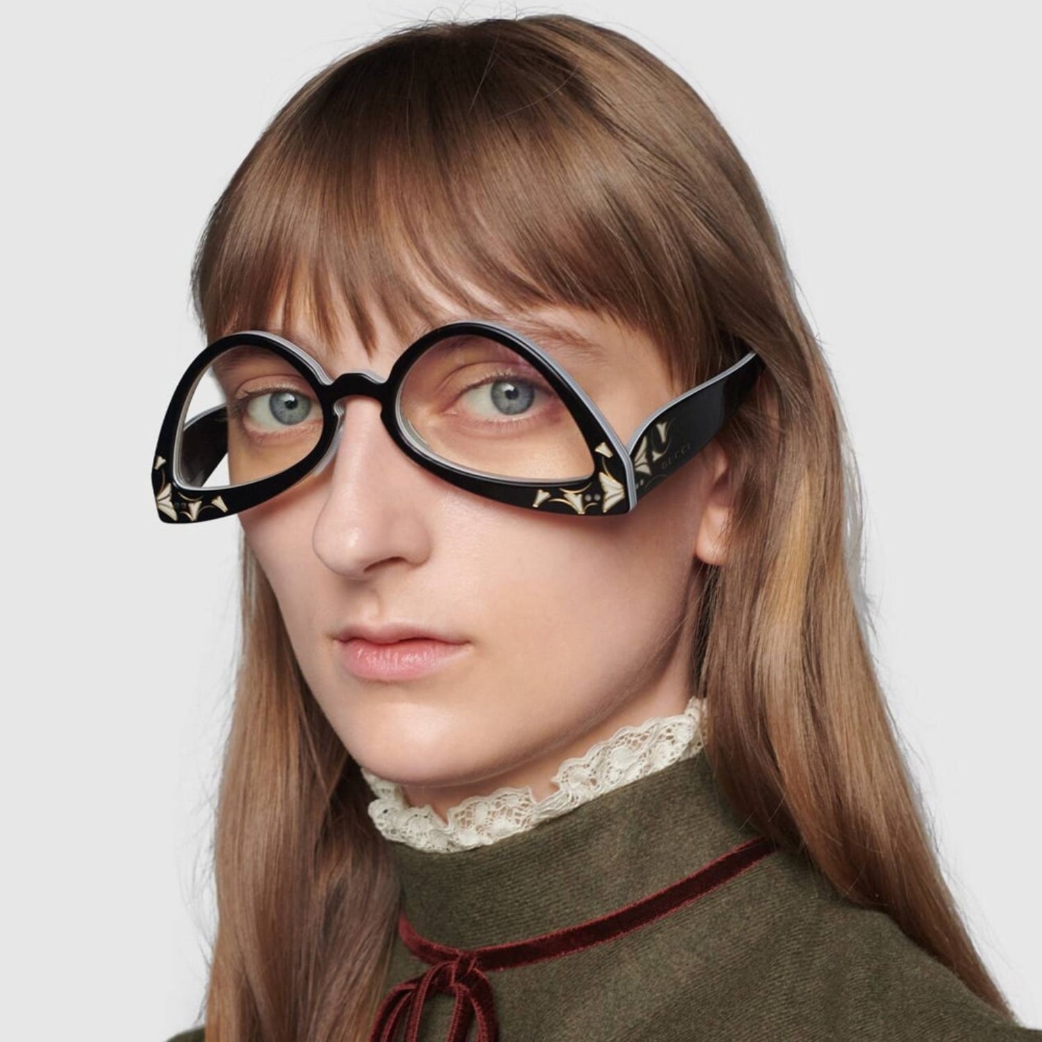 Women's Gucci Glasses Brampton Inverted Cat Eye P2
