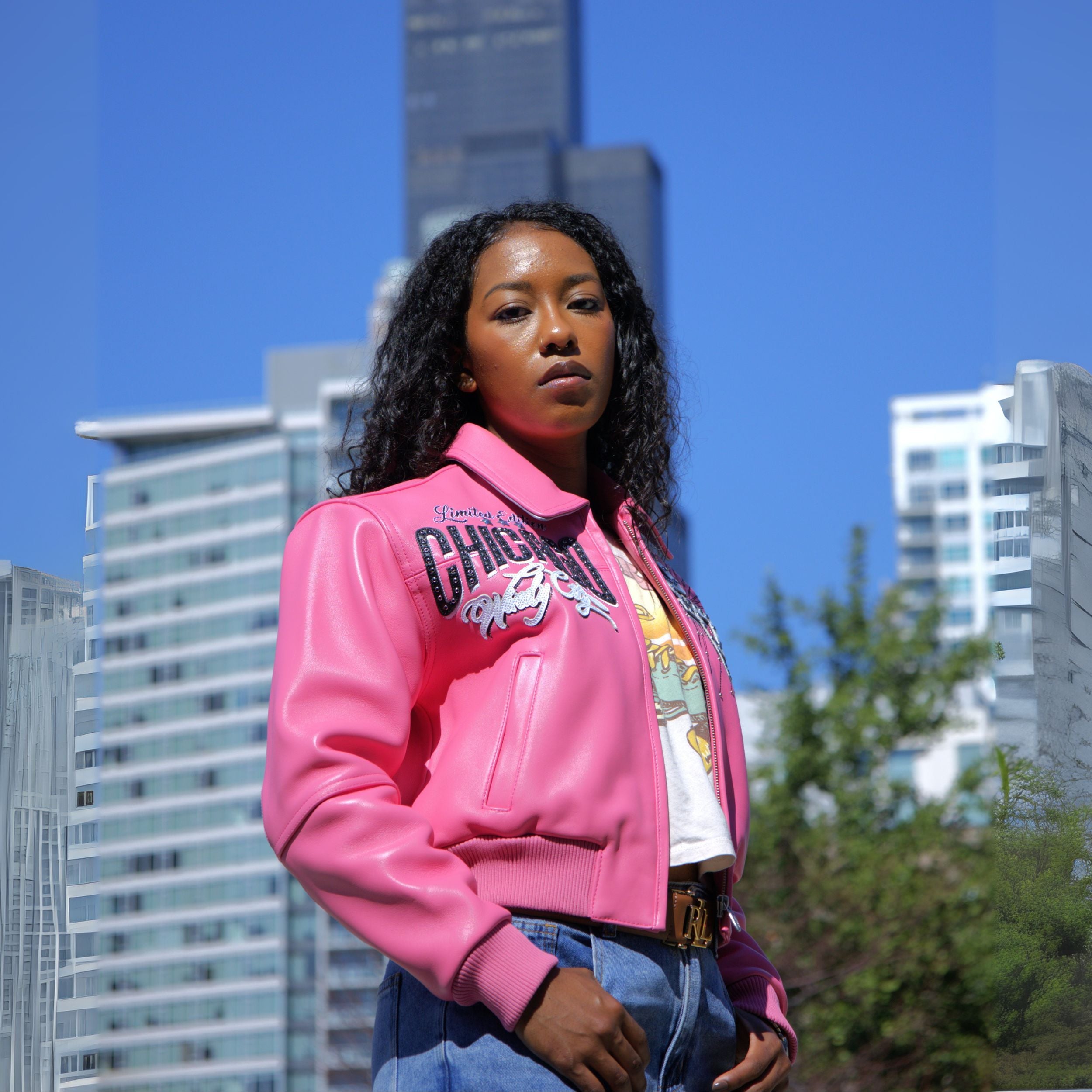 Pelle-Pelle X TB Women's Windy City Leather Jacket