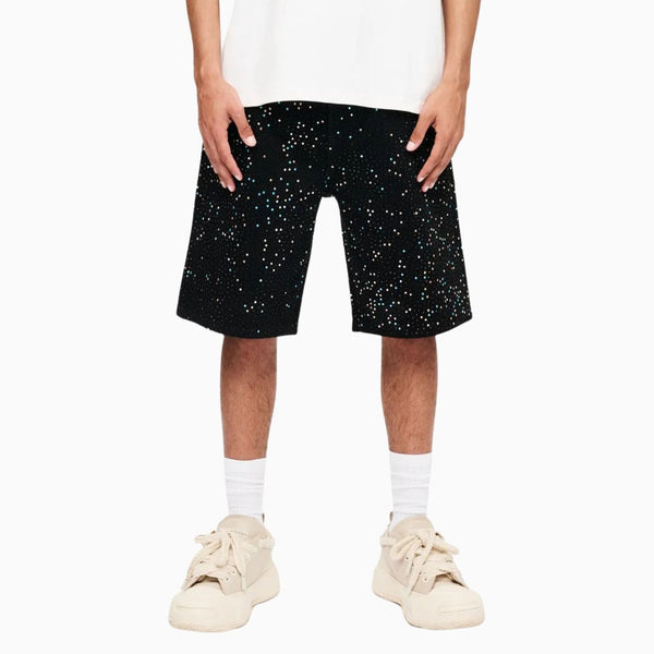 19SS VISVIM FLUXUS HAKAMA SHORTS ブラックデニム Valabasas Men's WEAR Denim Shorts