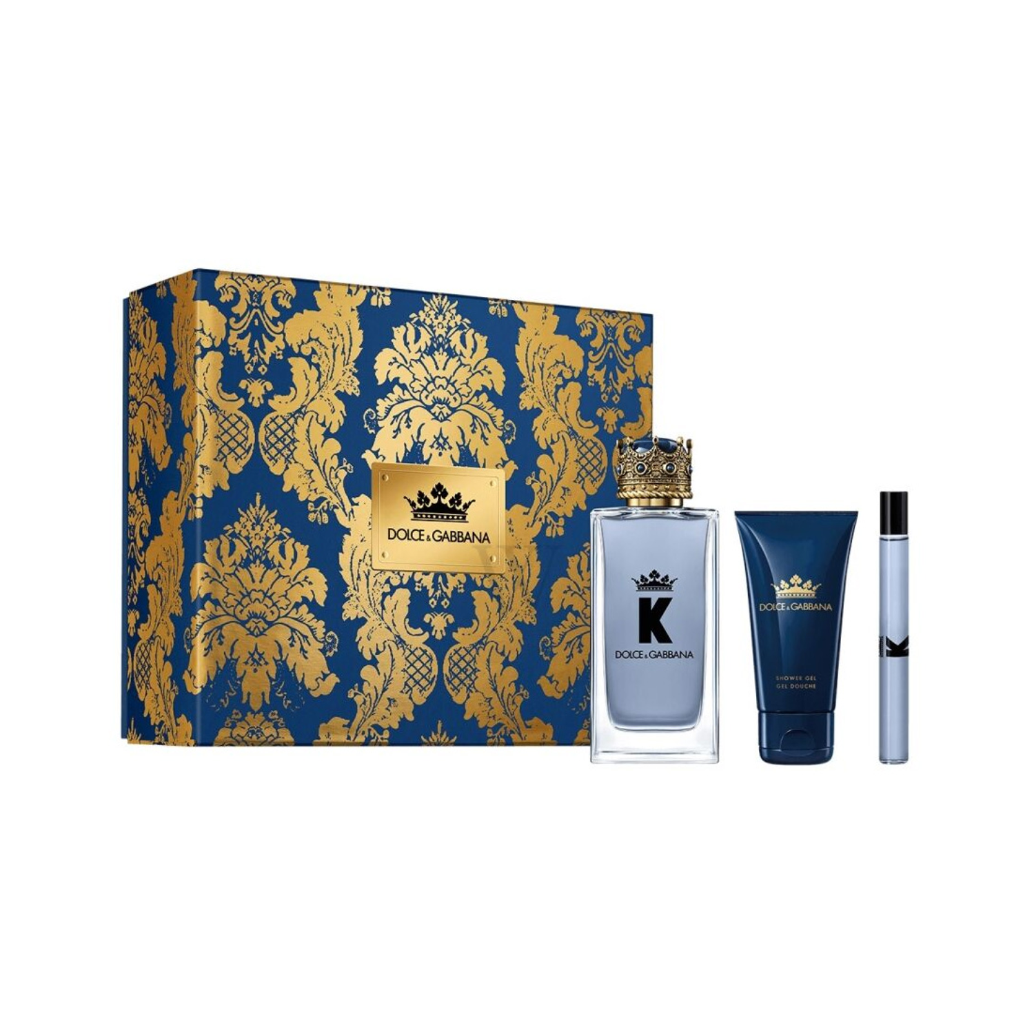 Men's Dolce And Gabbana By K 3 Piece Gift Set EDT Spray 3.4 Oz