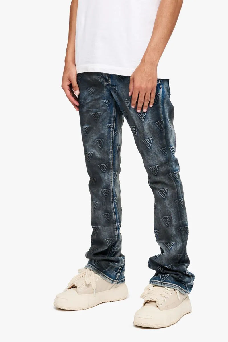Men's Tagged Stacked Denim Pant