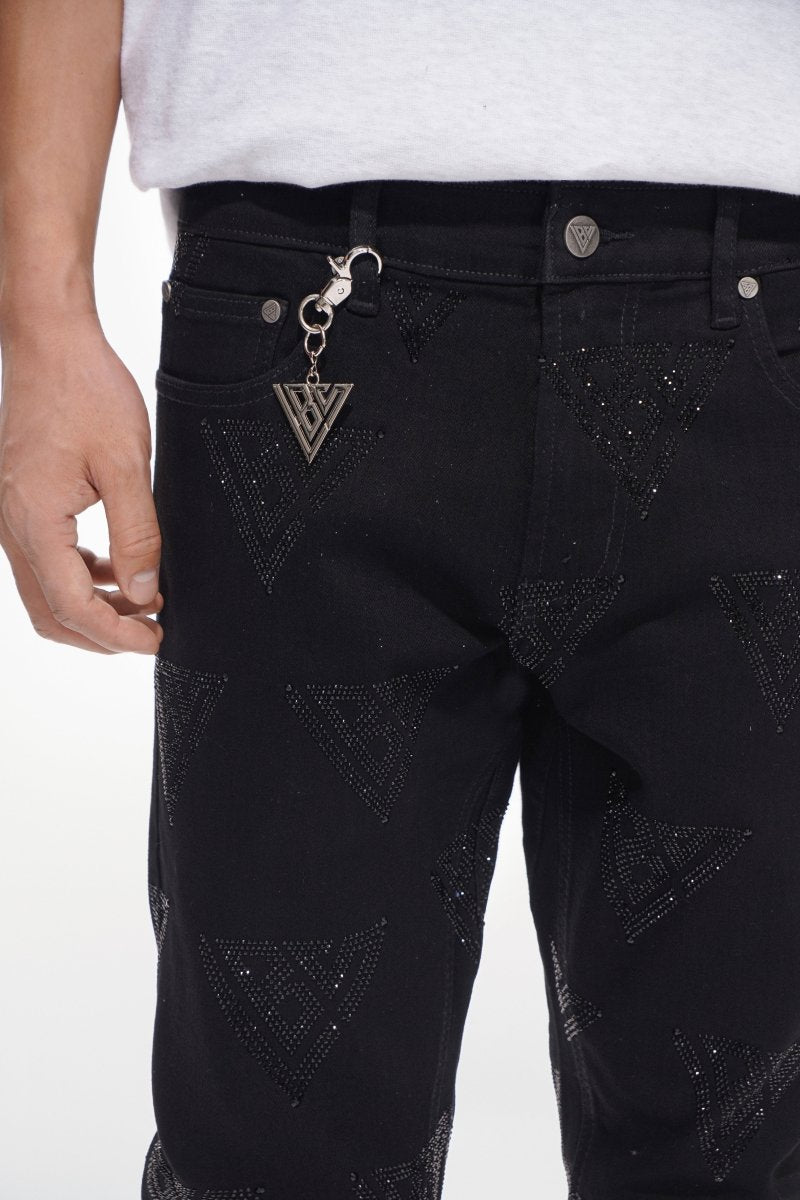 Men's Show Jet Stacked Denim Pant