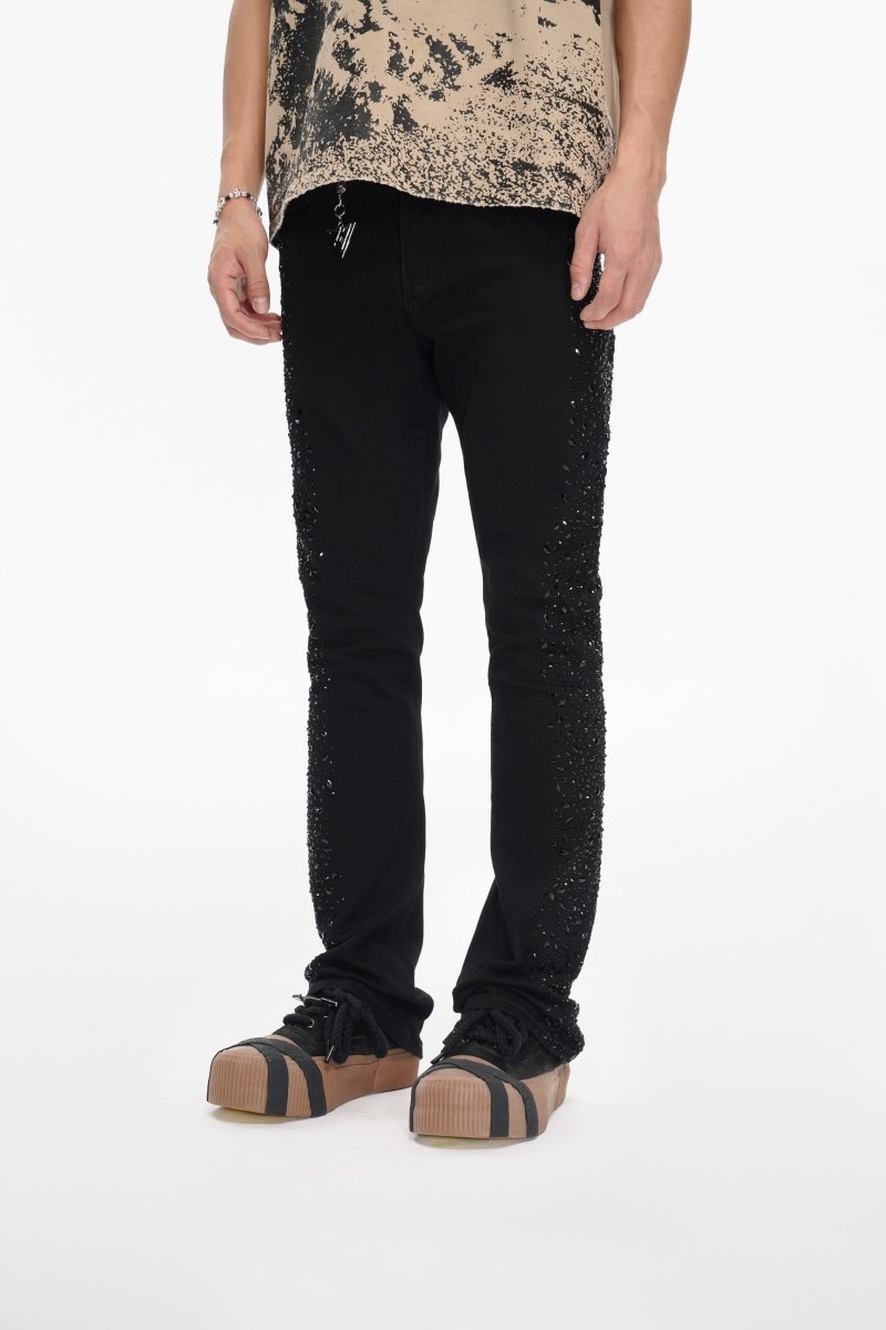 Men's Stock Jet Stacked Flare Denim Pant