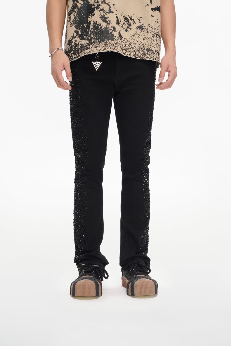 Men's Stock Jet Stacked Flare Denim Pant