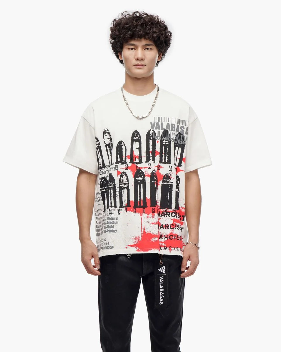 Men's Narcissist White T-Shirt