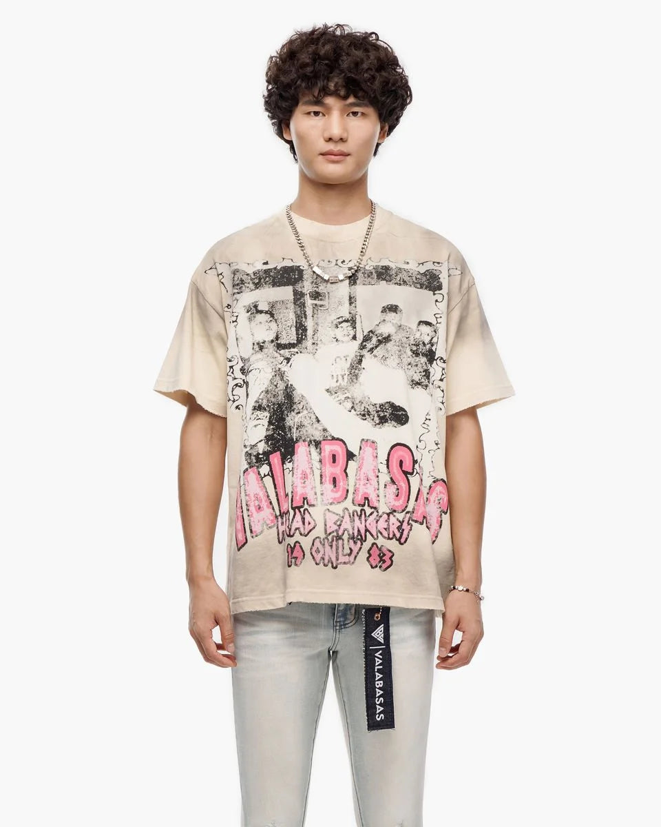 Men's Head Bangers Cream T-Shirt