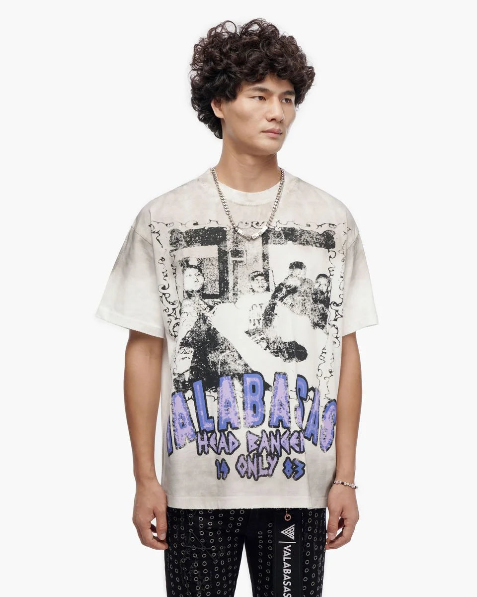 Men's Head Bangers White T-Shirt