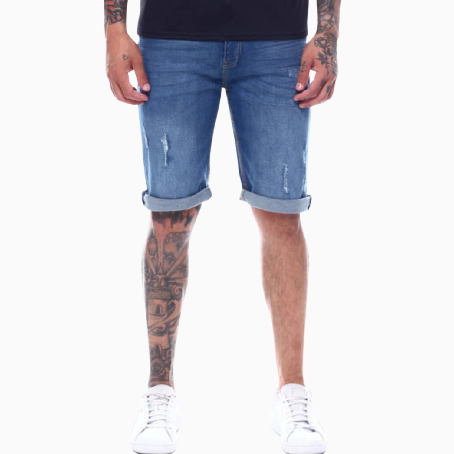 xray-jeans-mens-slim-fit-stretch-denim-shorts-xms-99270-mebl