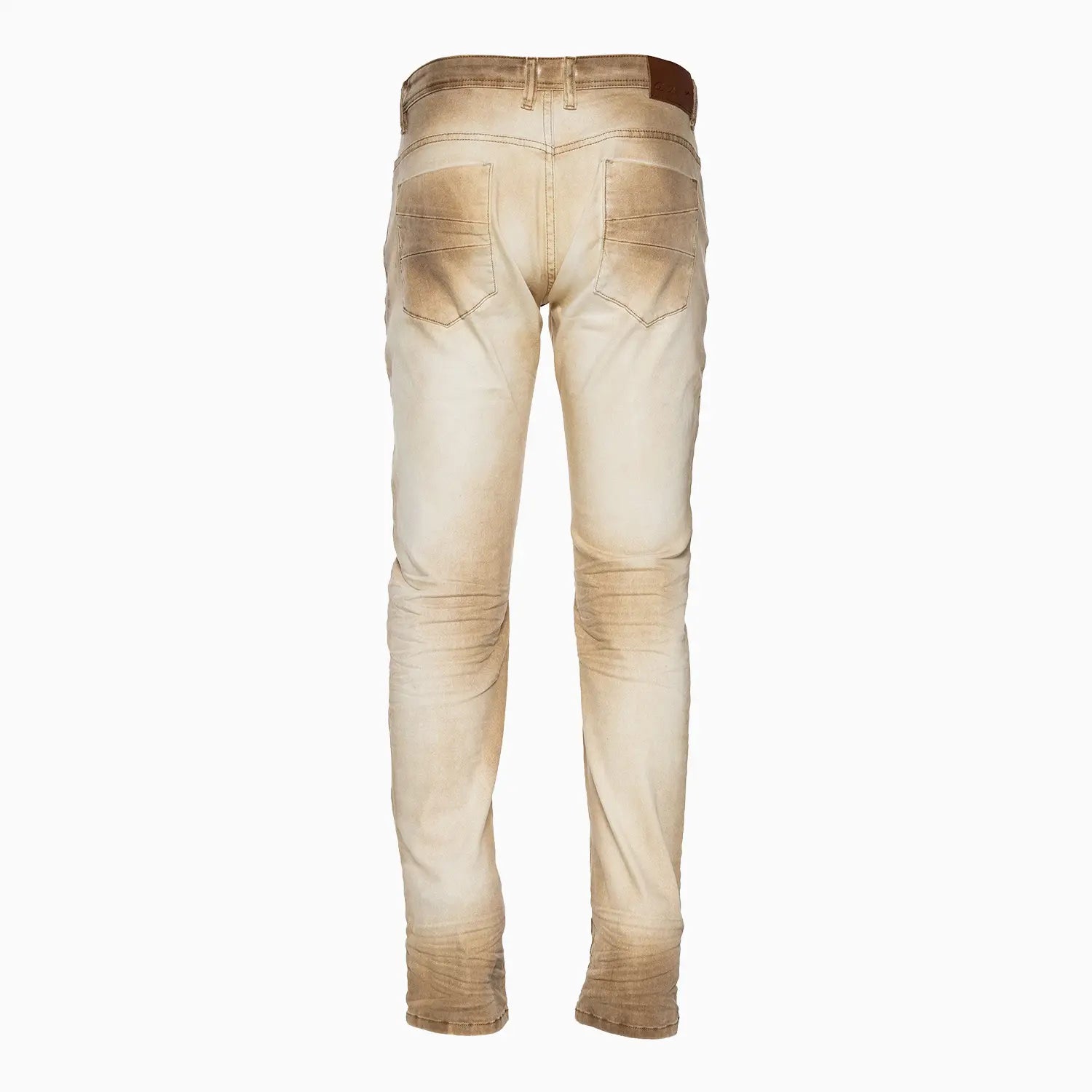 Men's Caspian Twill Jean Pant With Hand Spray A Tiziano - Tops and Bottoms USA