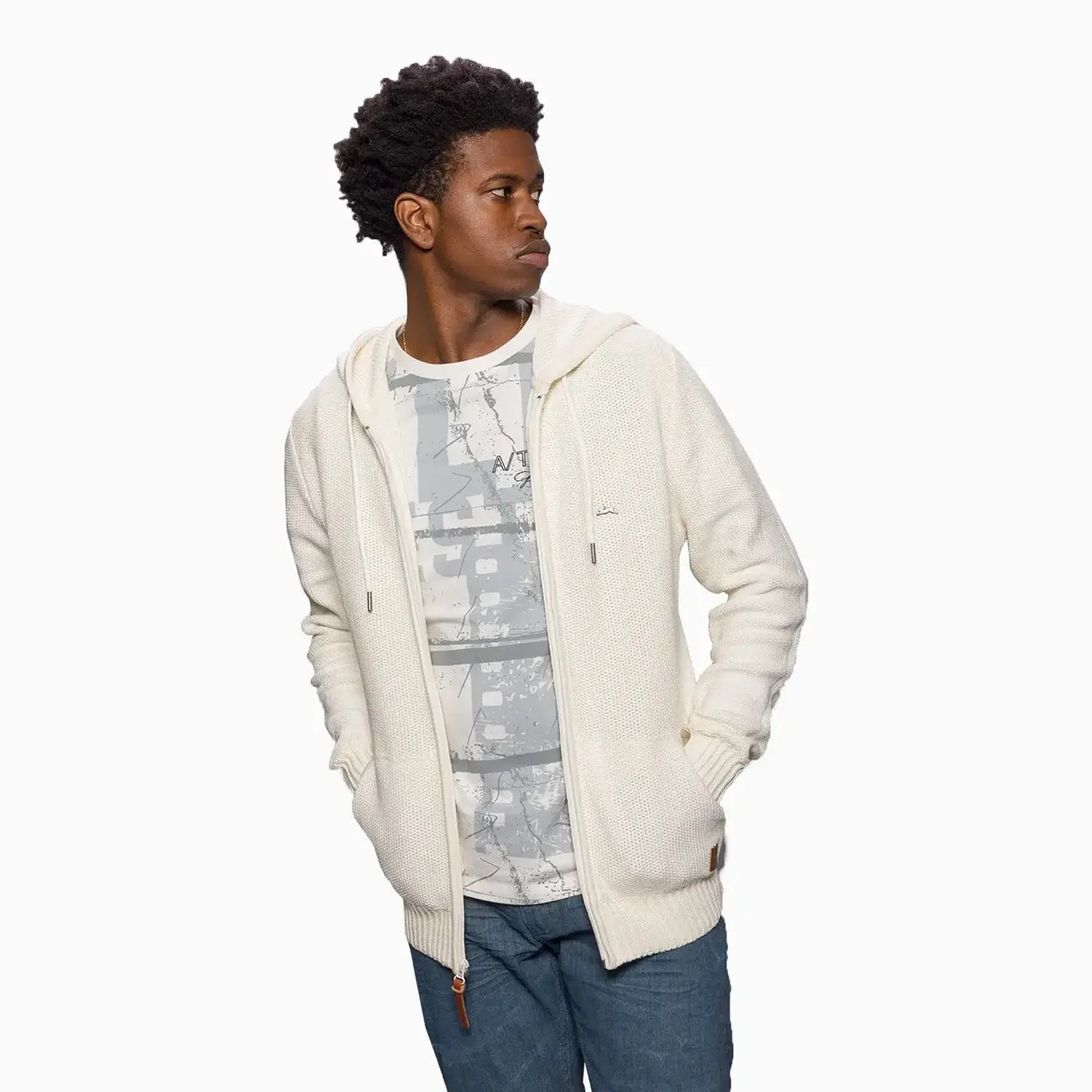Men's Elijah Sweater Knit Hoodie