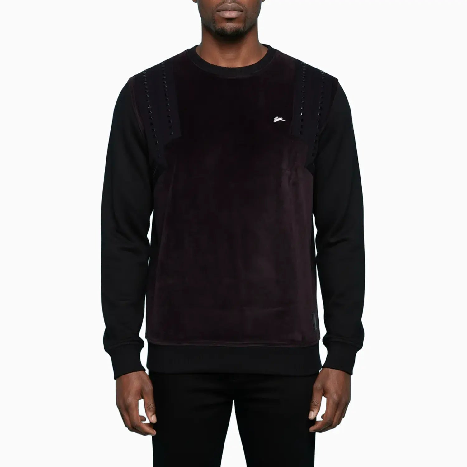 Men's Pete Fleece Crew Neck With Studs Sweatshirt