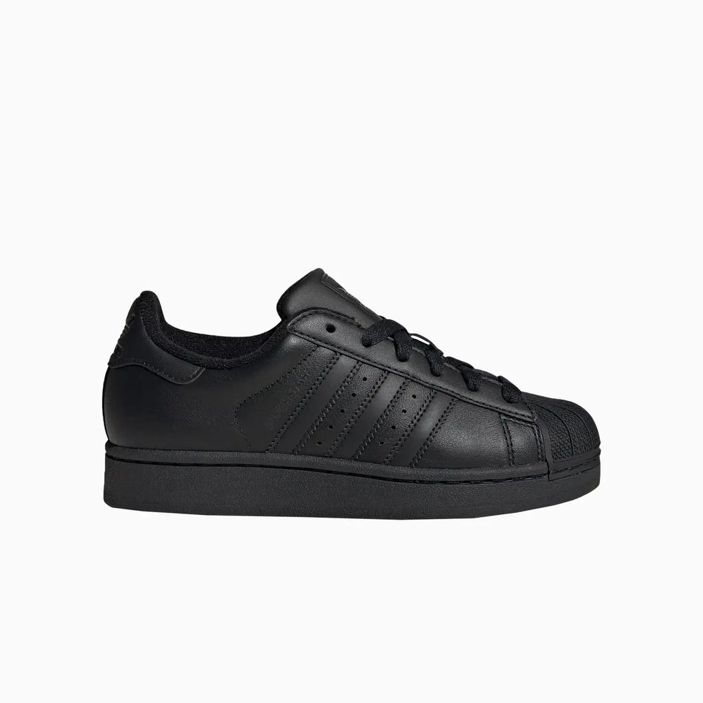 adidas Kids' Grade School Superstar II Shoes, Size 6, Black