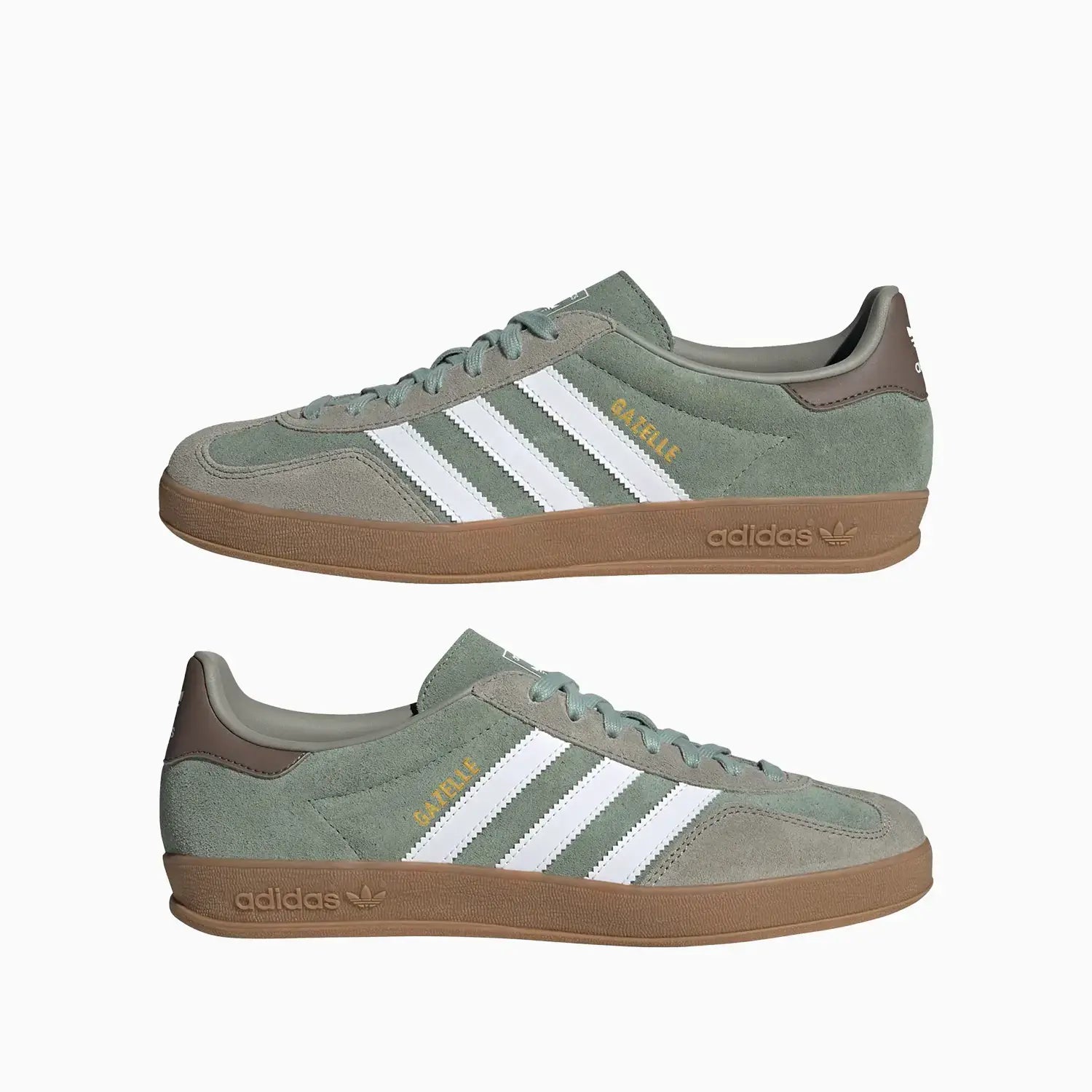 ★★Adairs★★ Gazelle Indoor Green Brown JI3526 adidas Men's Originals Gazelle Indoor