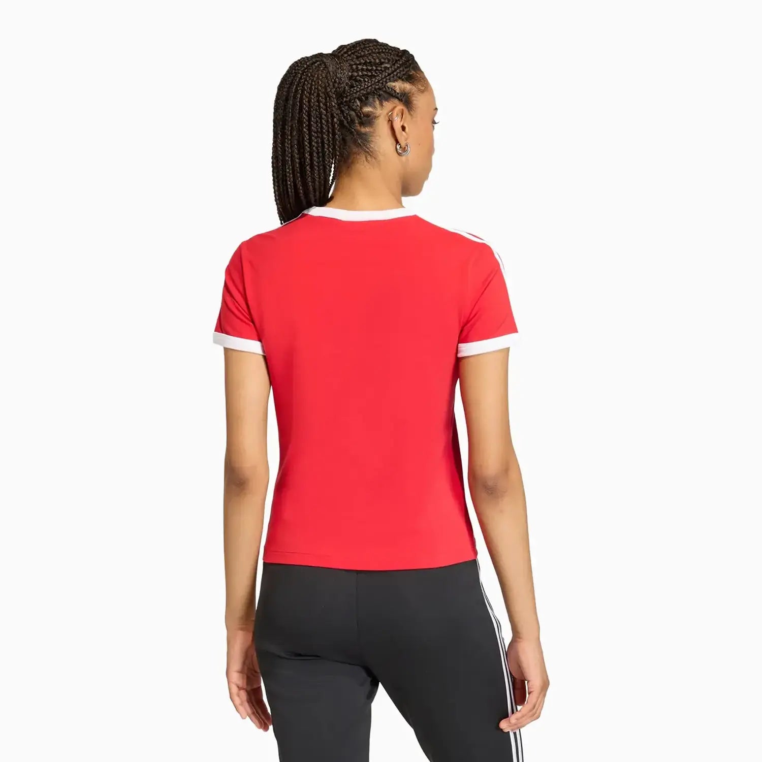 Women's Originals 3 Stripes Slim T-Shirt adidas - Tops and Bottoms USA