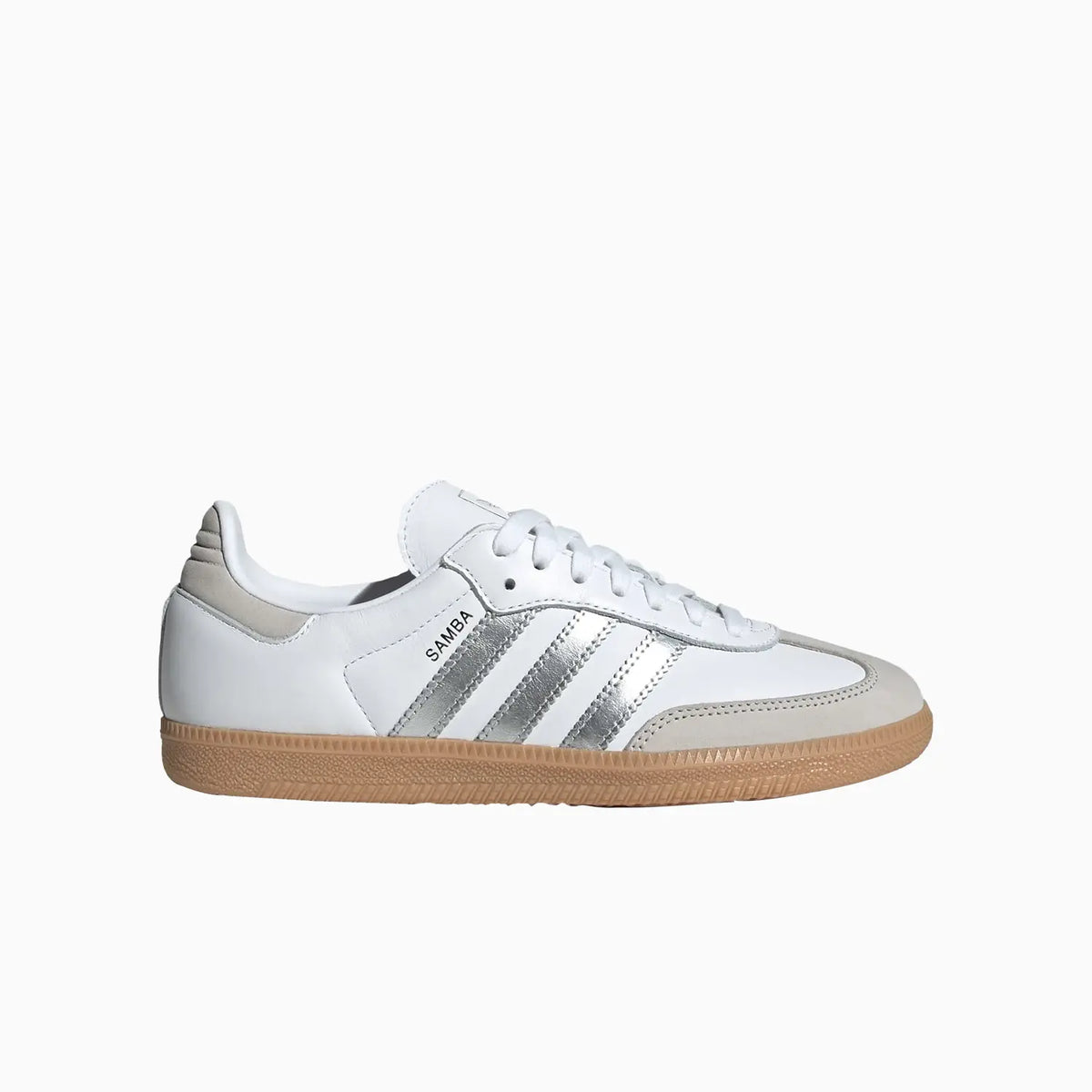 靴 adidas Originals SAMBA OG 24.5 adidas Samba OG Gold Metallic Cracked Leather Women's Shoes