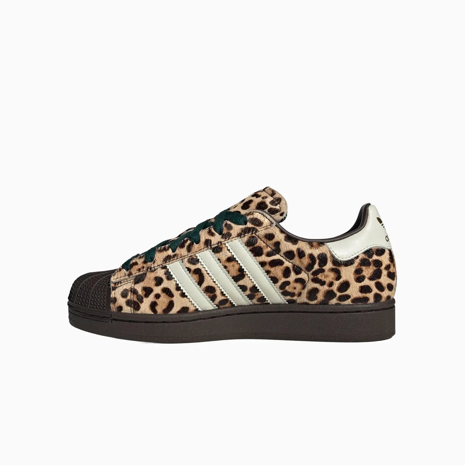 adidas Originals Superstar II Dark Brown/Ivory/Gold Metallic Women's Shoes, Size: 8