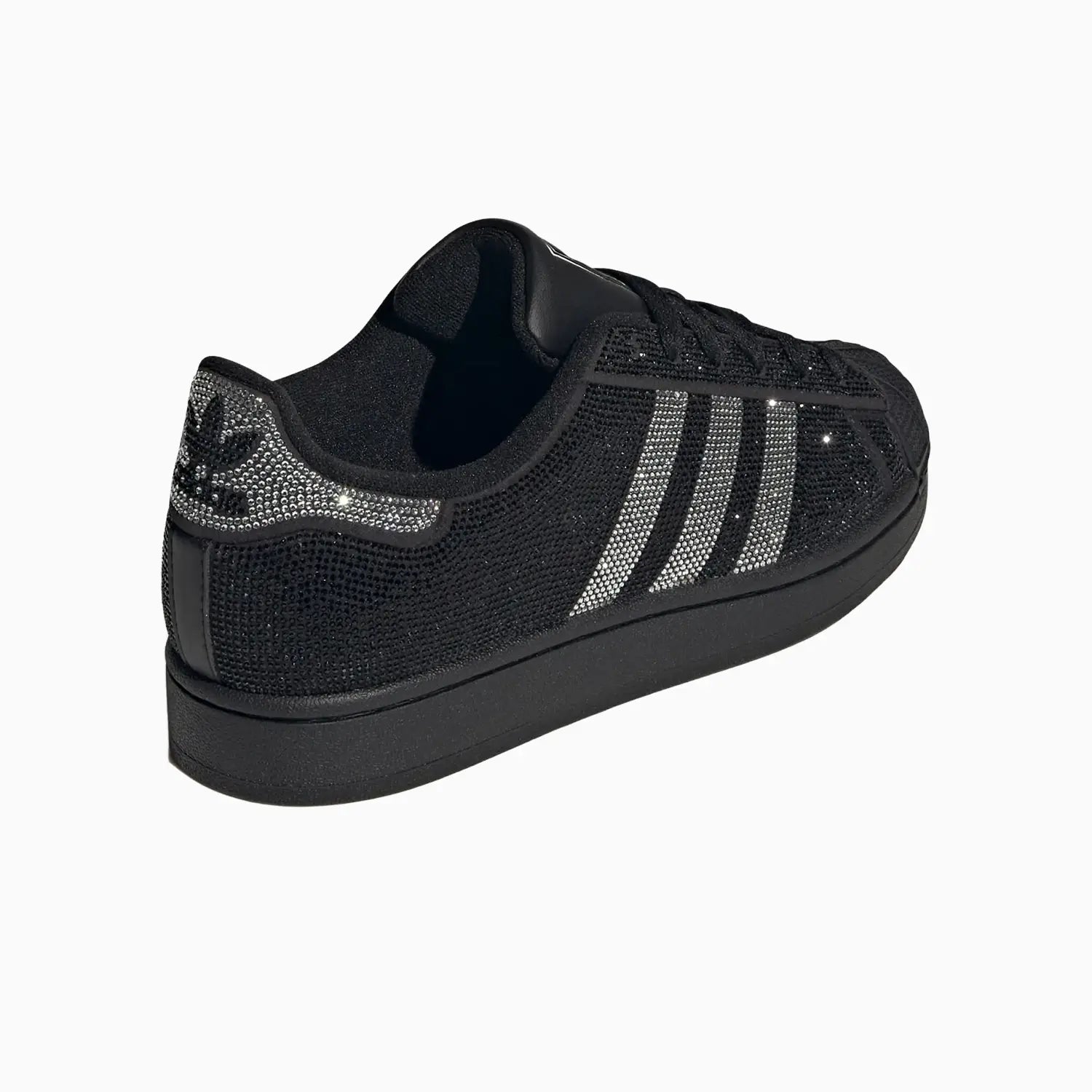 adidas Women's Superstar II "Rhinestone Black Silver"