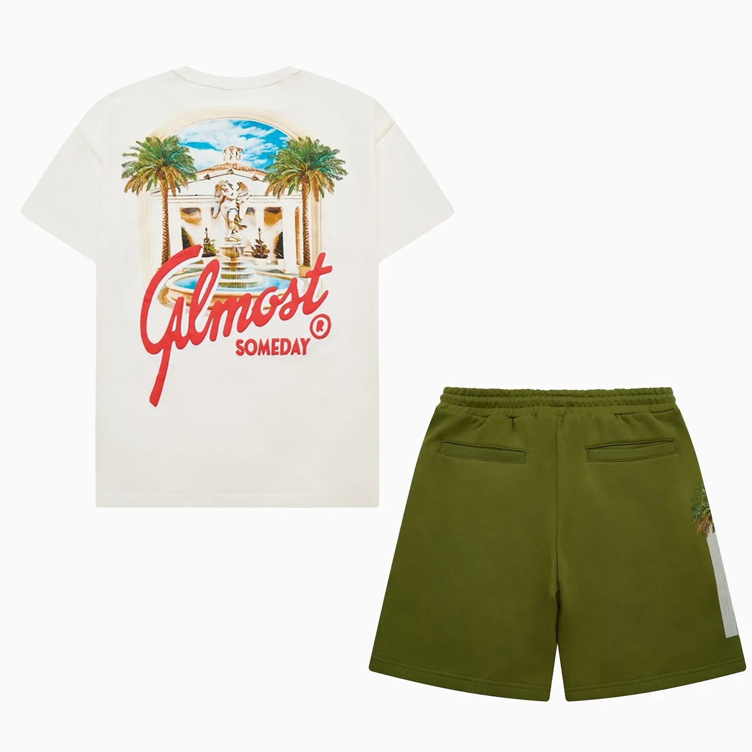 Men's Paradise Estate T-Shirt and Shorts Outfit Almost Someday - Tops and Bottoms USA