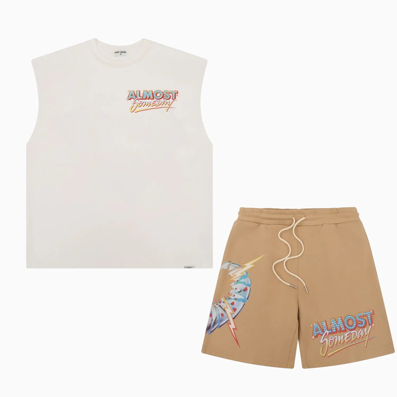 Men's Showtime T-Shirt and Shorts Outfit Almost Someday - Tops and Bottoms USA