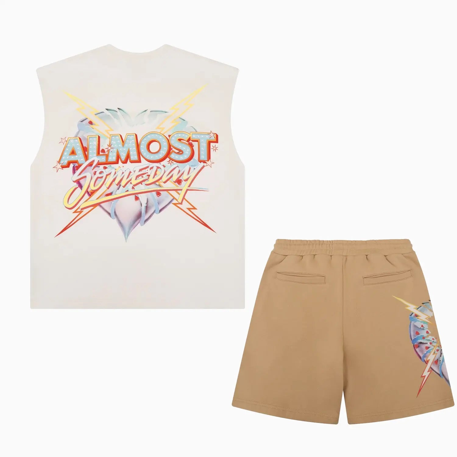 Men's Showtime T-Shirt and Shorts Outfit Almost Someday - Tops and Bottoms USA