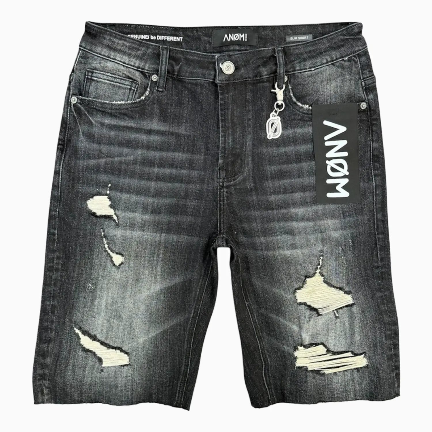 Men's Rigid Denim Shorts Anom - Tops and Bottoms USA
