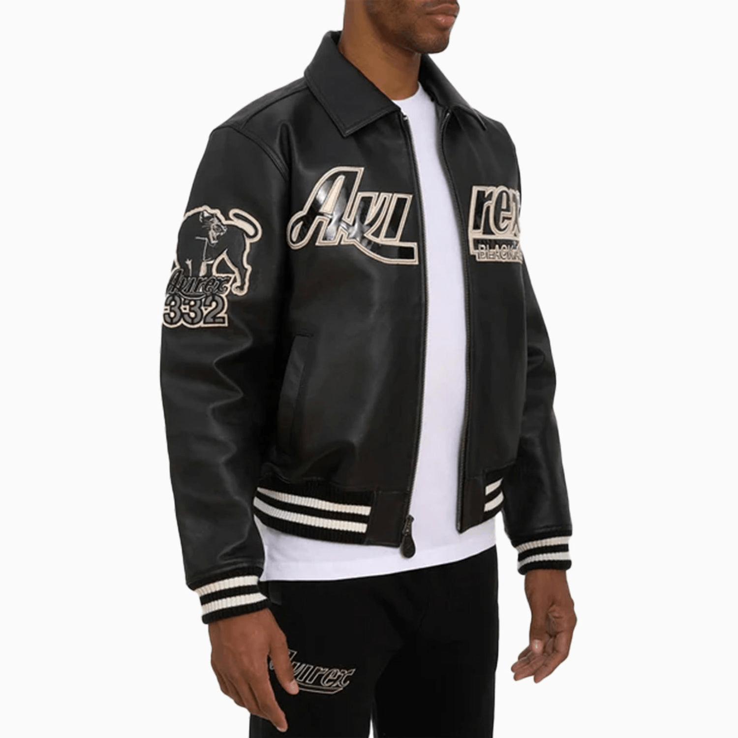 Avirex Men's Tuskegee Black Aces A-2 Jacket
