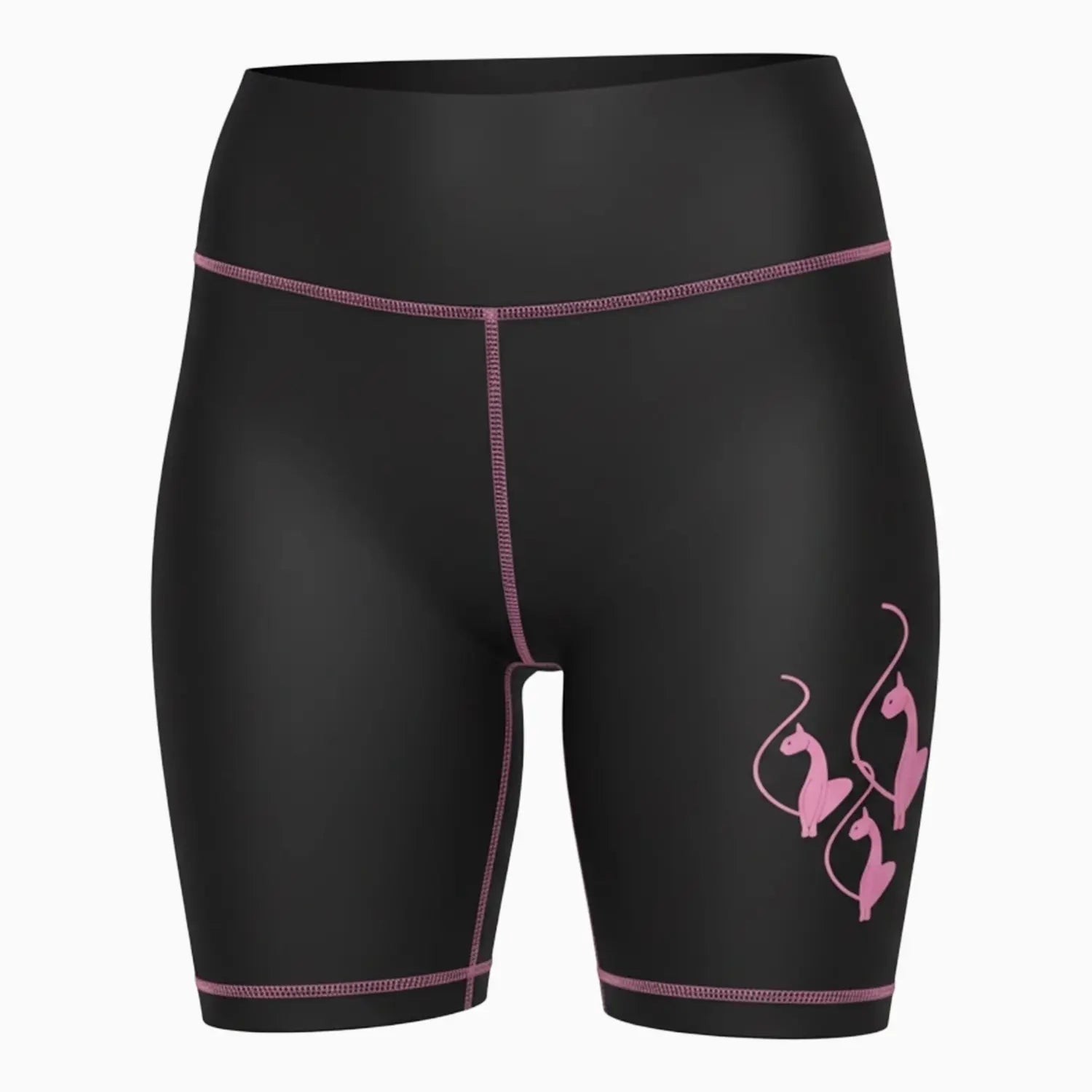 Women's Script Logo Racerback Sports Bra & Biker Shorts Outfit Baby Phat - Tops and Bottoms USA