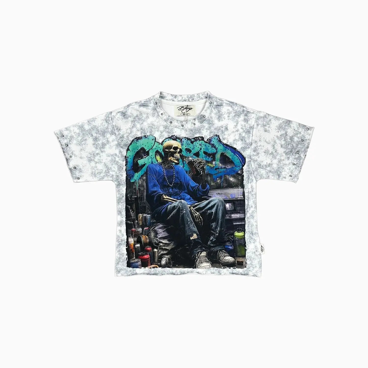 Kid's Gassed F Terry Cropped T-Shirt
