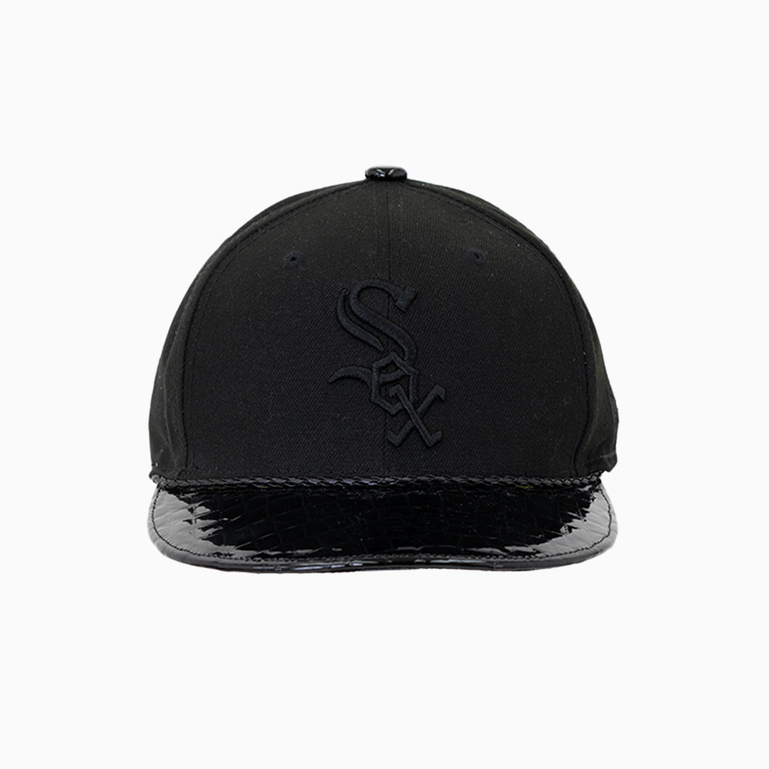 breyers-buck-50-chicago-white-sox-hat-with-leather-visor-breyers-tcwsh-black-1