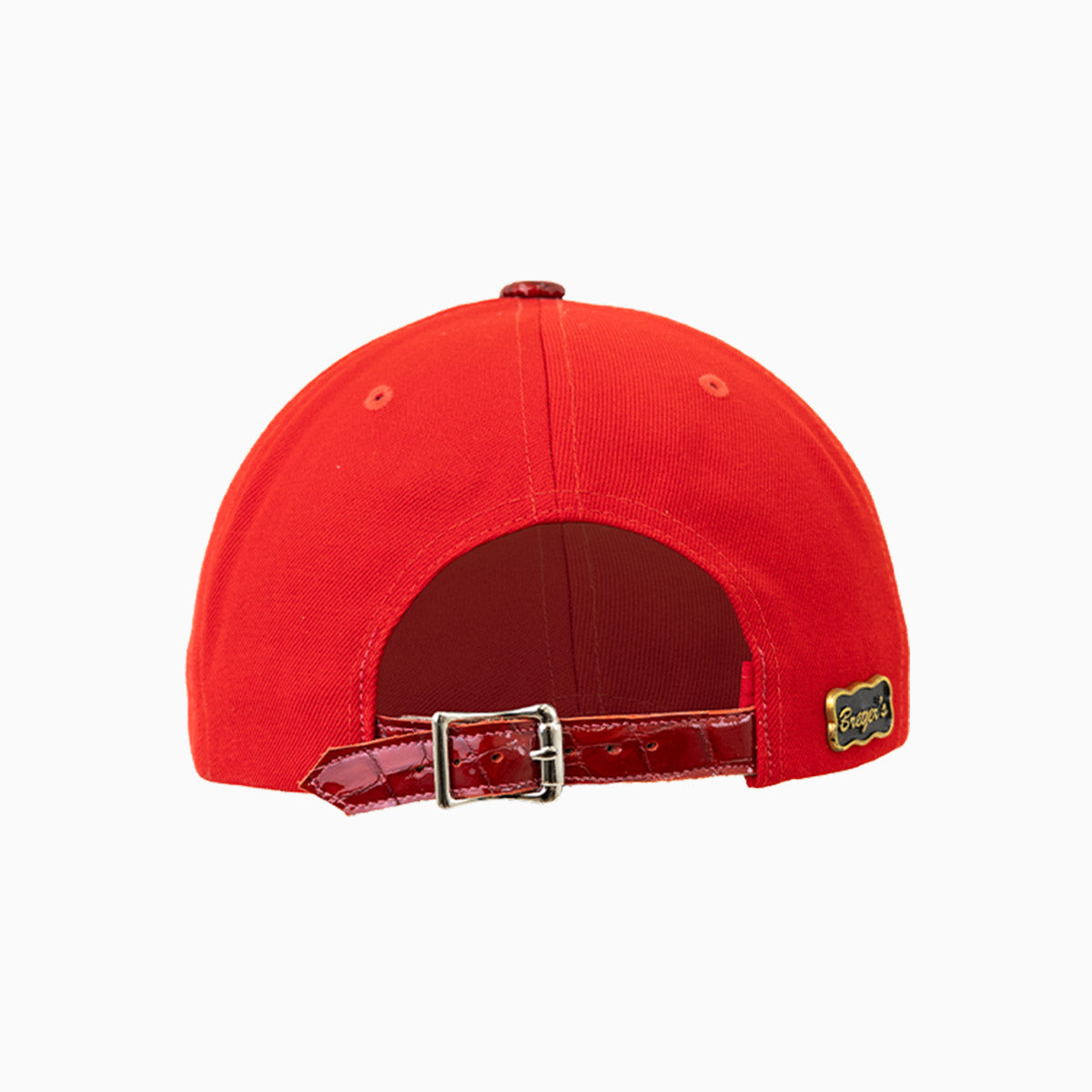 breyers-buck-50-wool-hat-with-leather-visor-breyers-lwh-red-mu-new