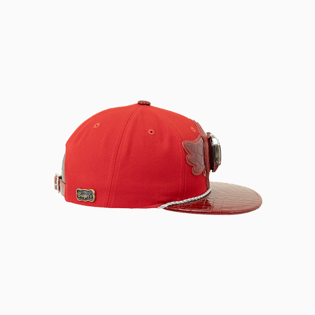 breyers-buck-50-wool-hat-with-leather-visor-breyers-lwh-red-mu-new
