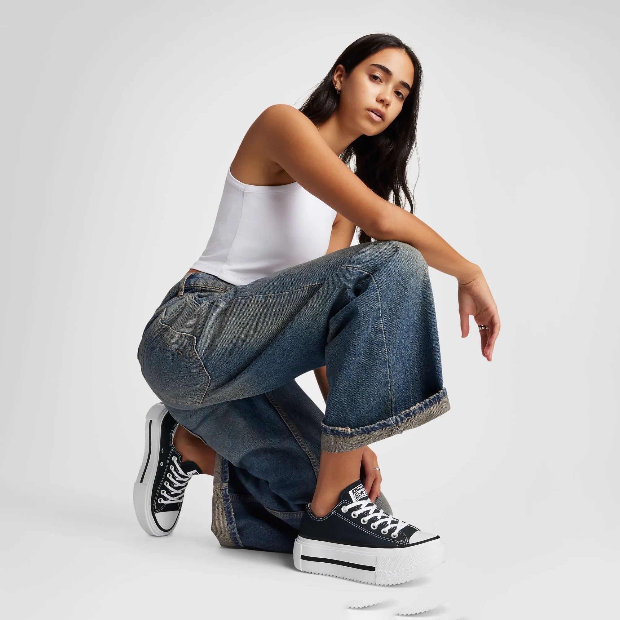 Chuck Taylor All Star Lift Double Stack Ox Converse - Tops and Bottoms USA
