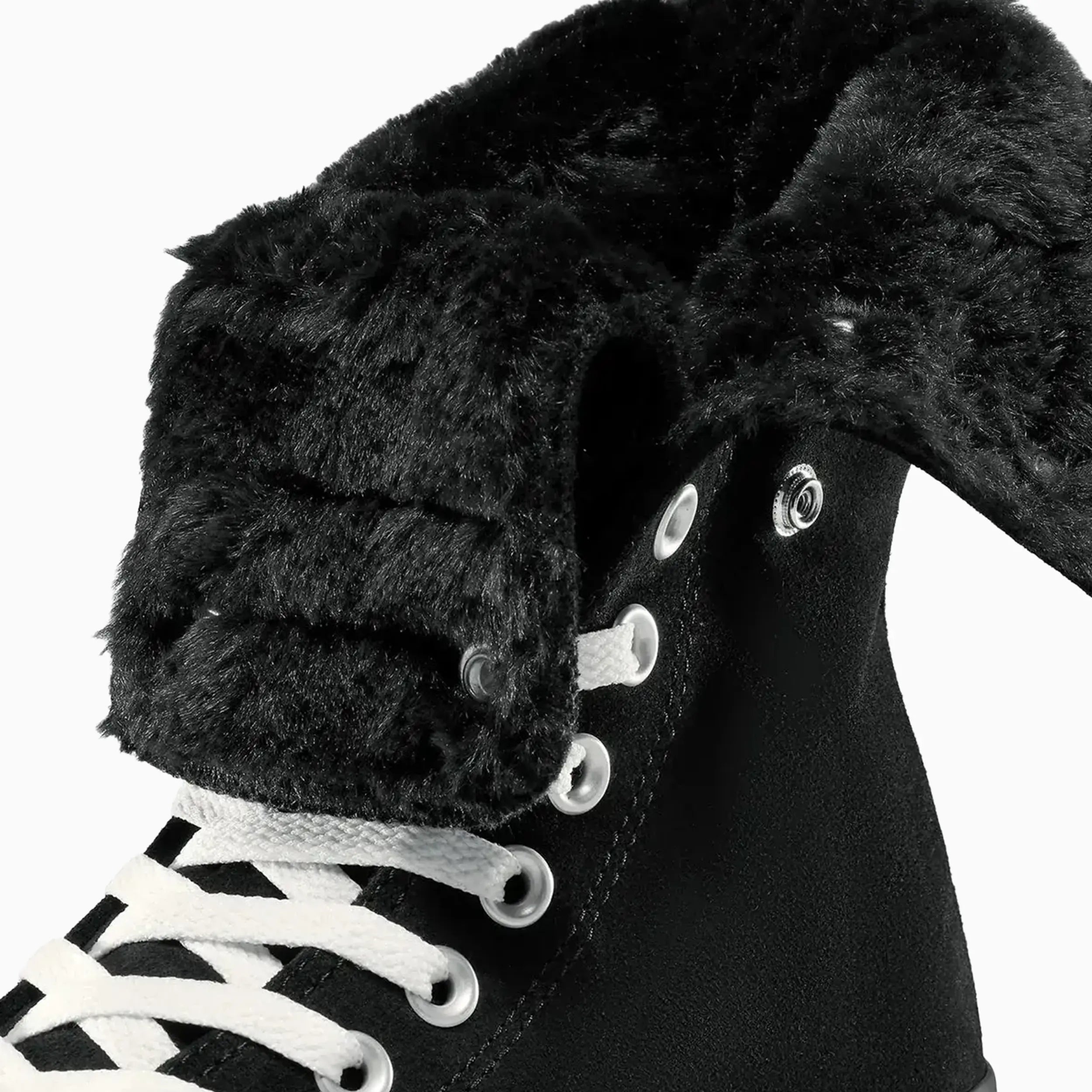 Women's All Star Fold Over Hi Faux Fur