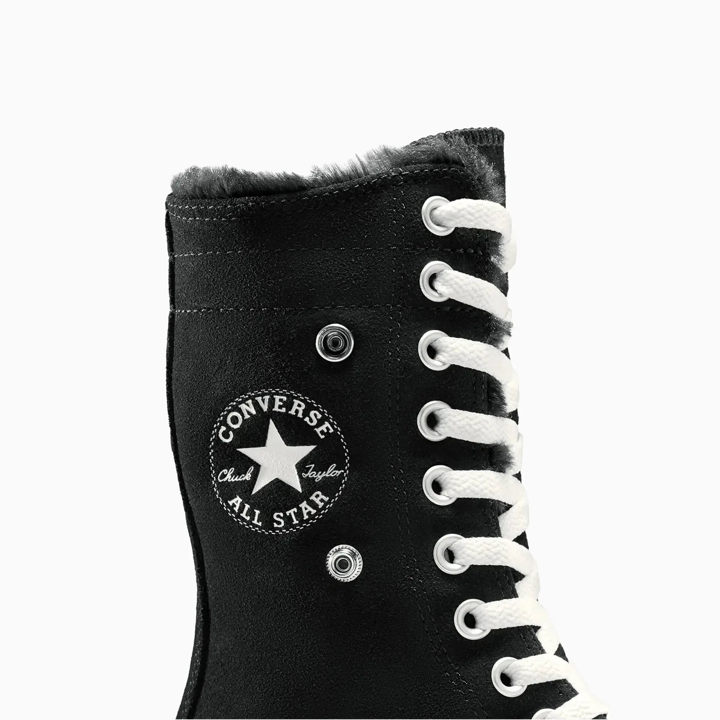 Women's All Star Fold Over Hi Faux Fur