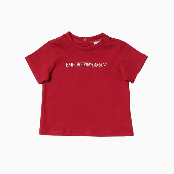 トップス Armani junior Emporio Armani Kid's Graphic Logo Short Sleeve T Shirt