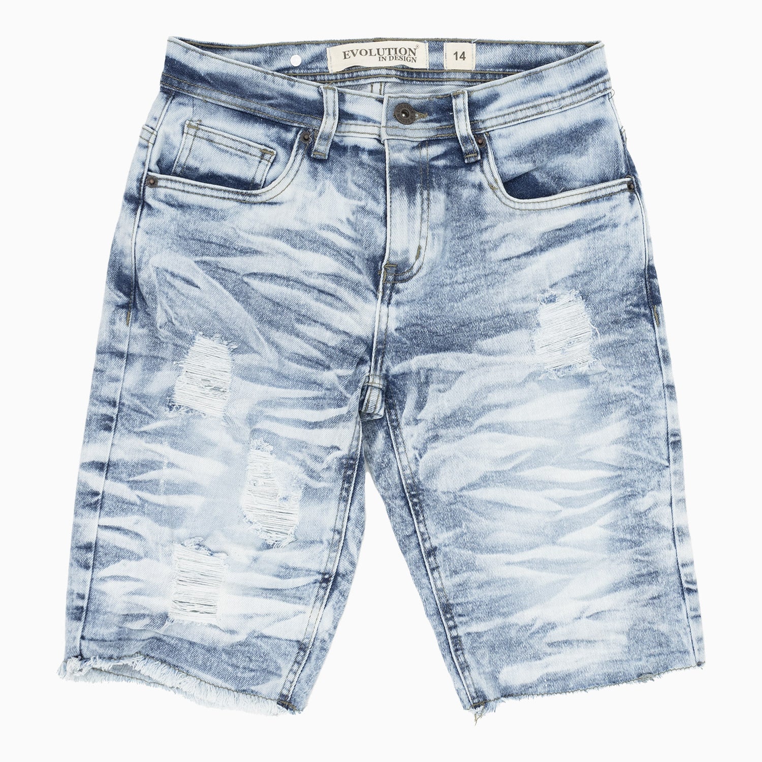Evolution Kid's Wild Tiger Denim Shorts
