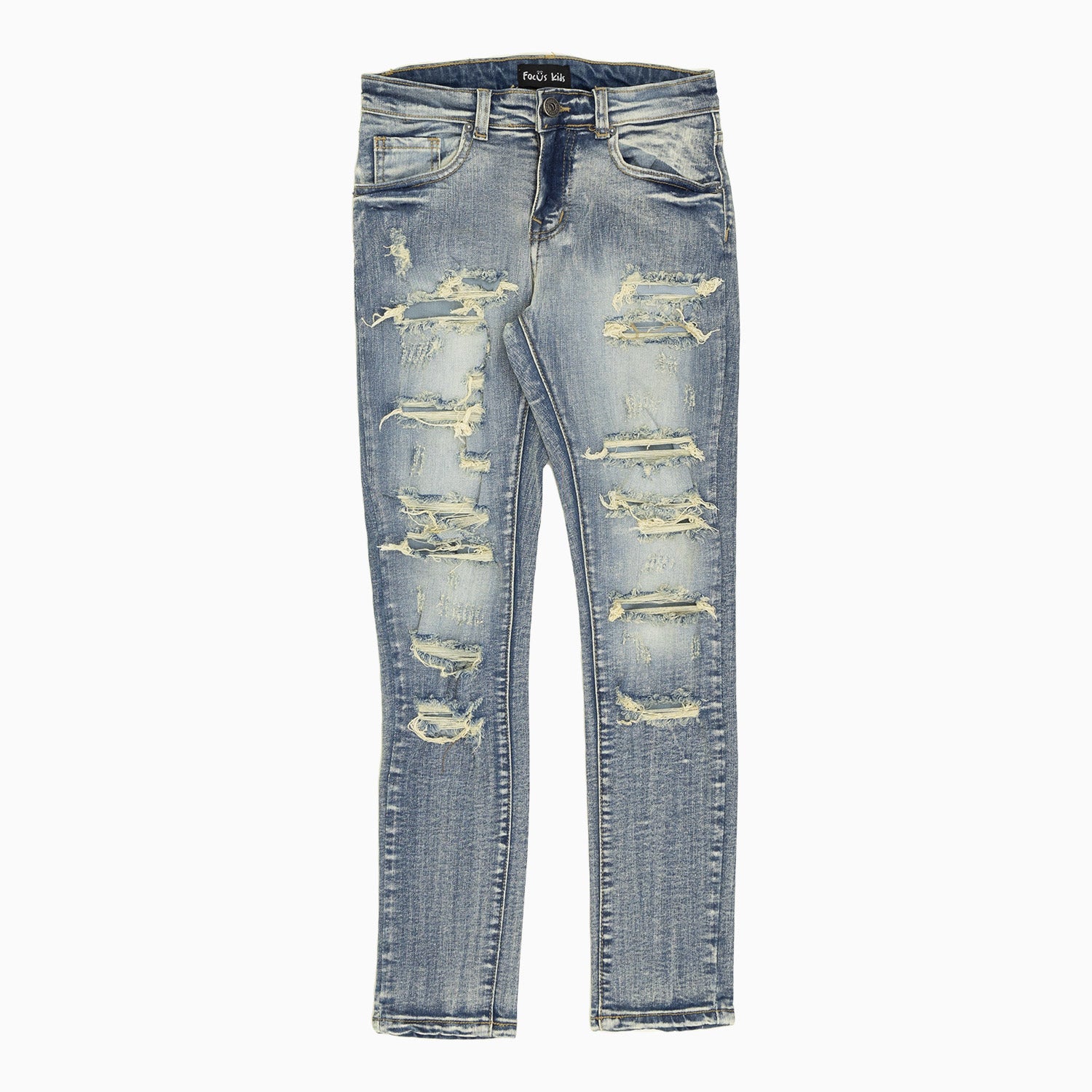 Kid's Rip + Repair Denim Skinny Pant