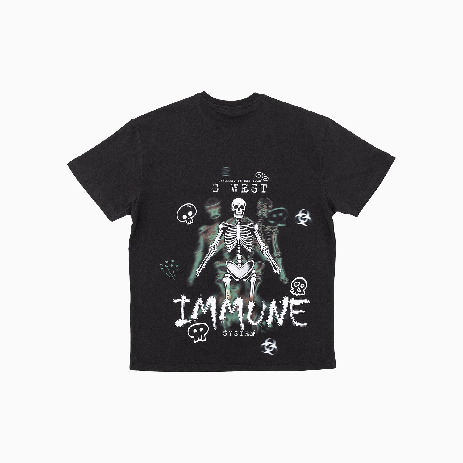 g-west-mens-immune-skeleton-t-shirt-and-shorts-outfit-gwpset9013-blk