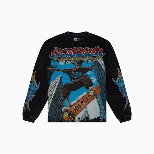 トップス Godspeed Godspeed Men's Ollie Ls Thermal Sweatshirt