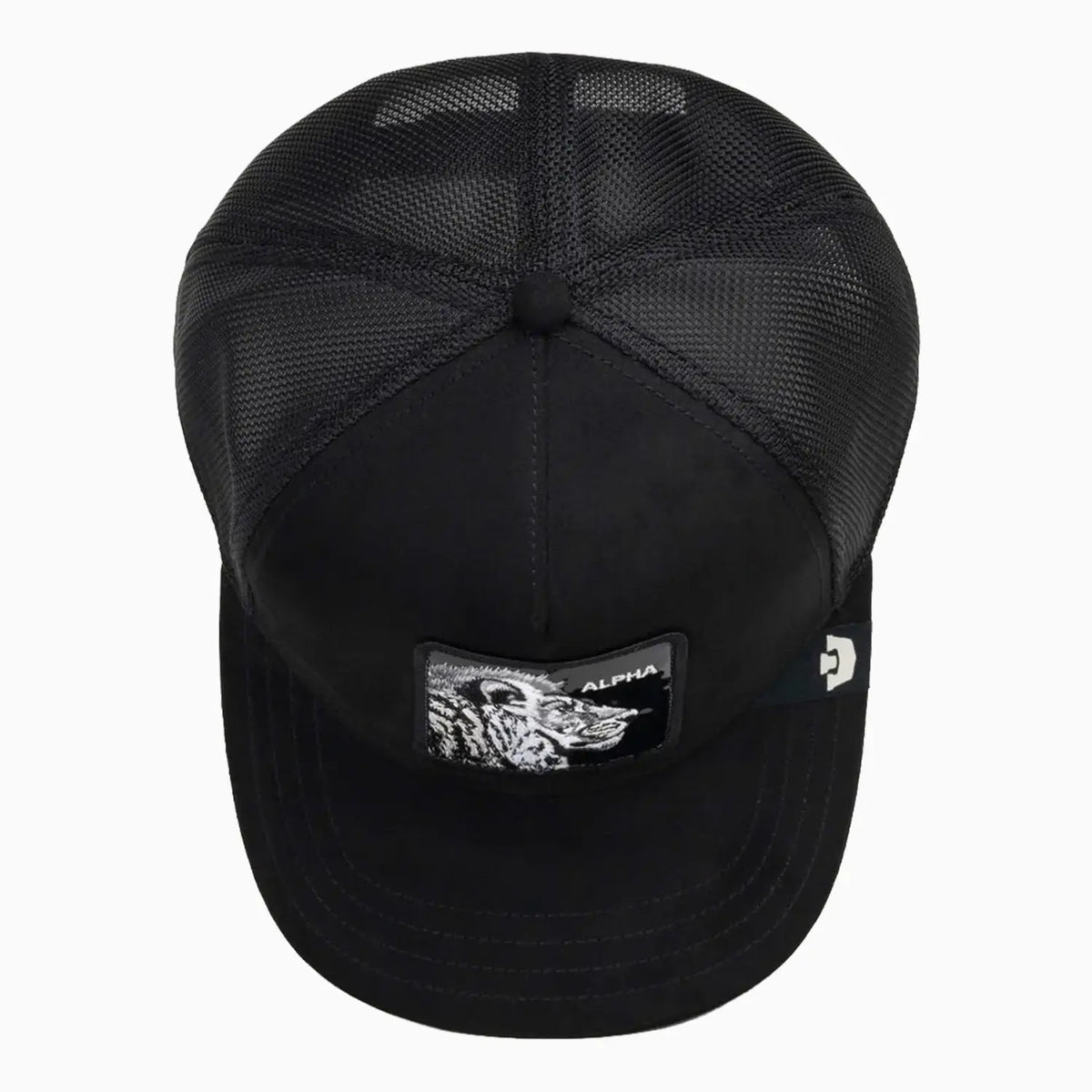 Black Out Lion Trucker Hat
