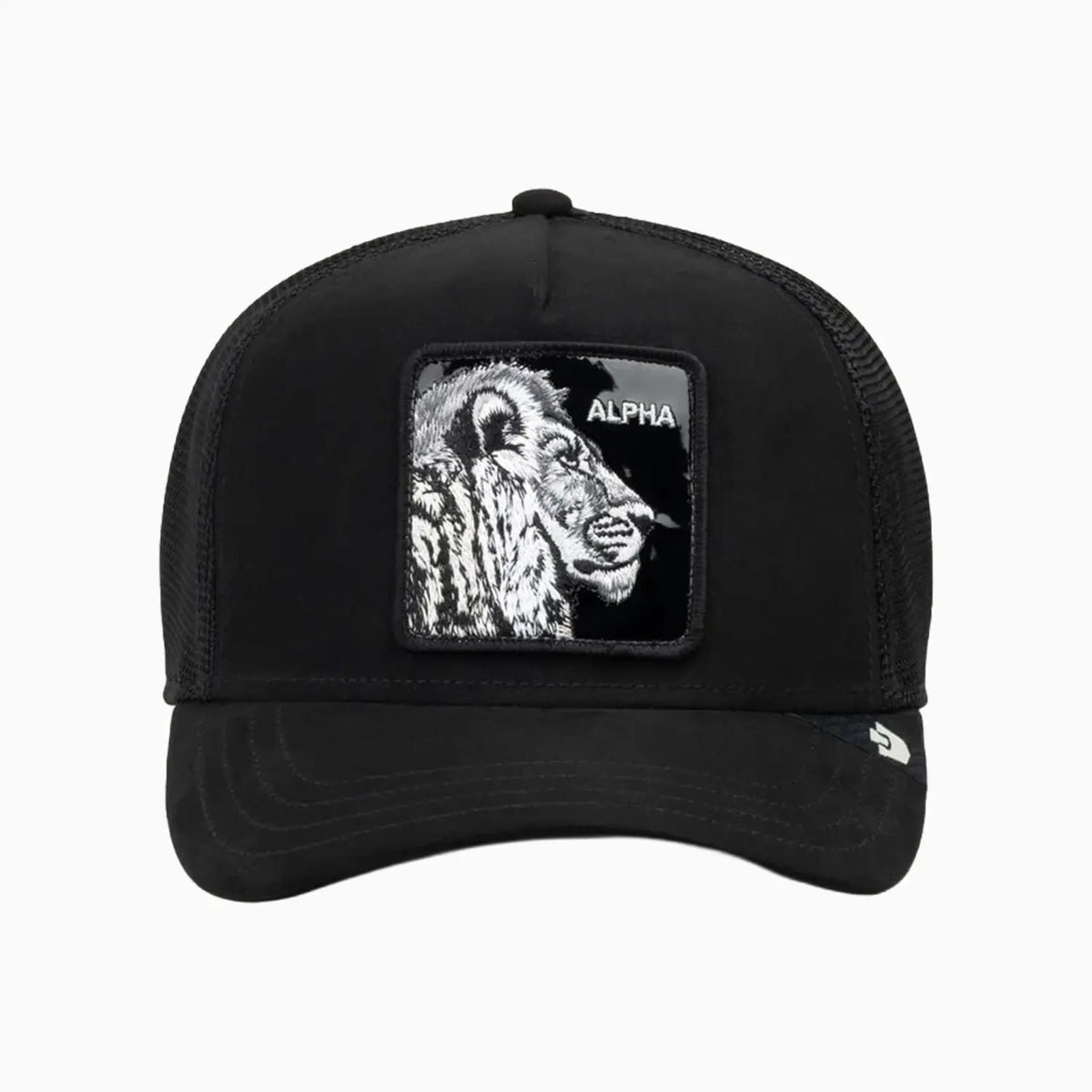 Black Out Lion Trucker Hat